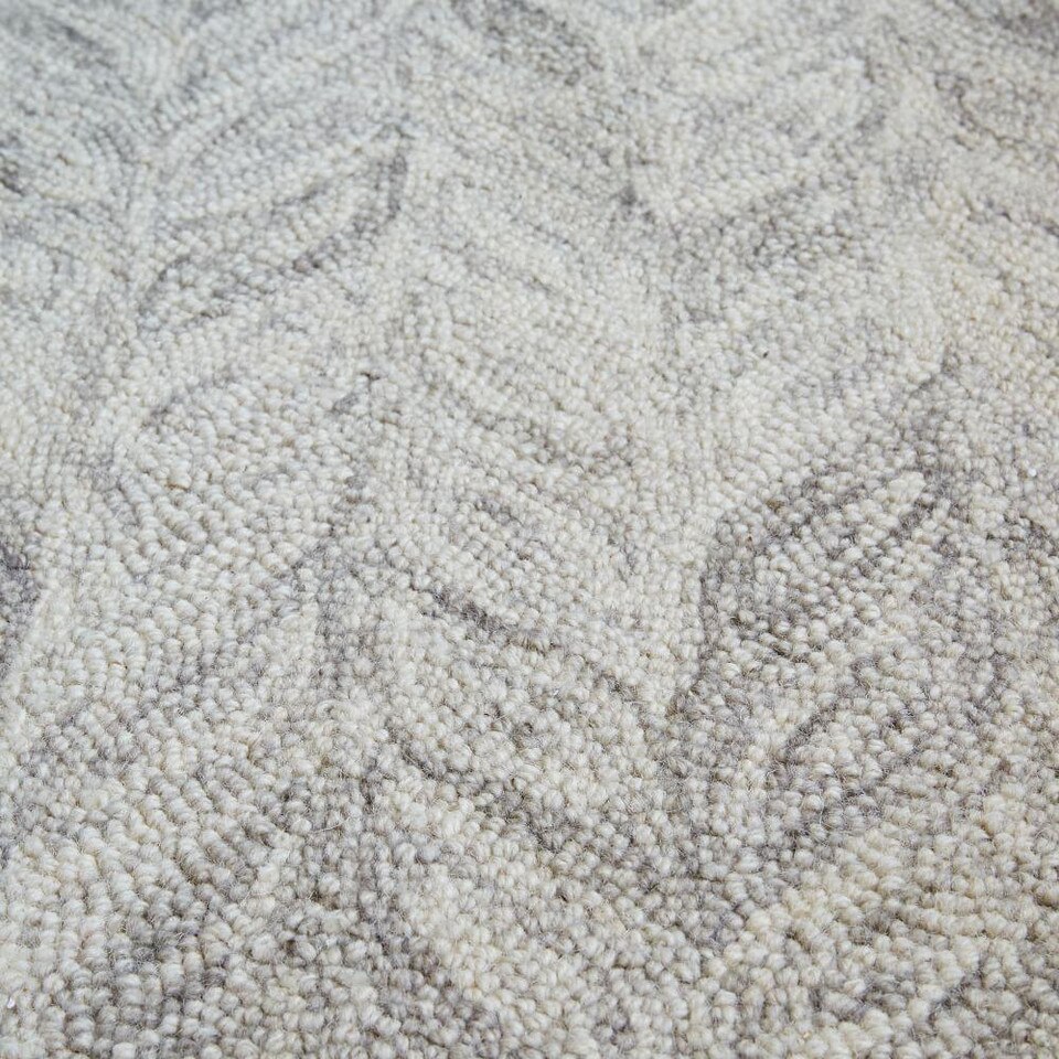 Vines Wool Rug Round West Elm Australia